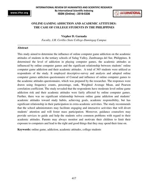 local studies about online games in the philippines pdf|(PDF) Online Gaming: Impact on the Academic .